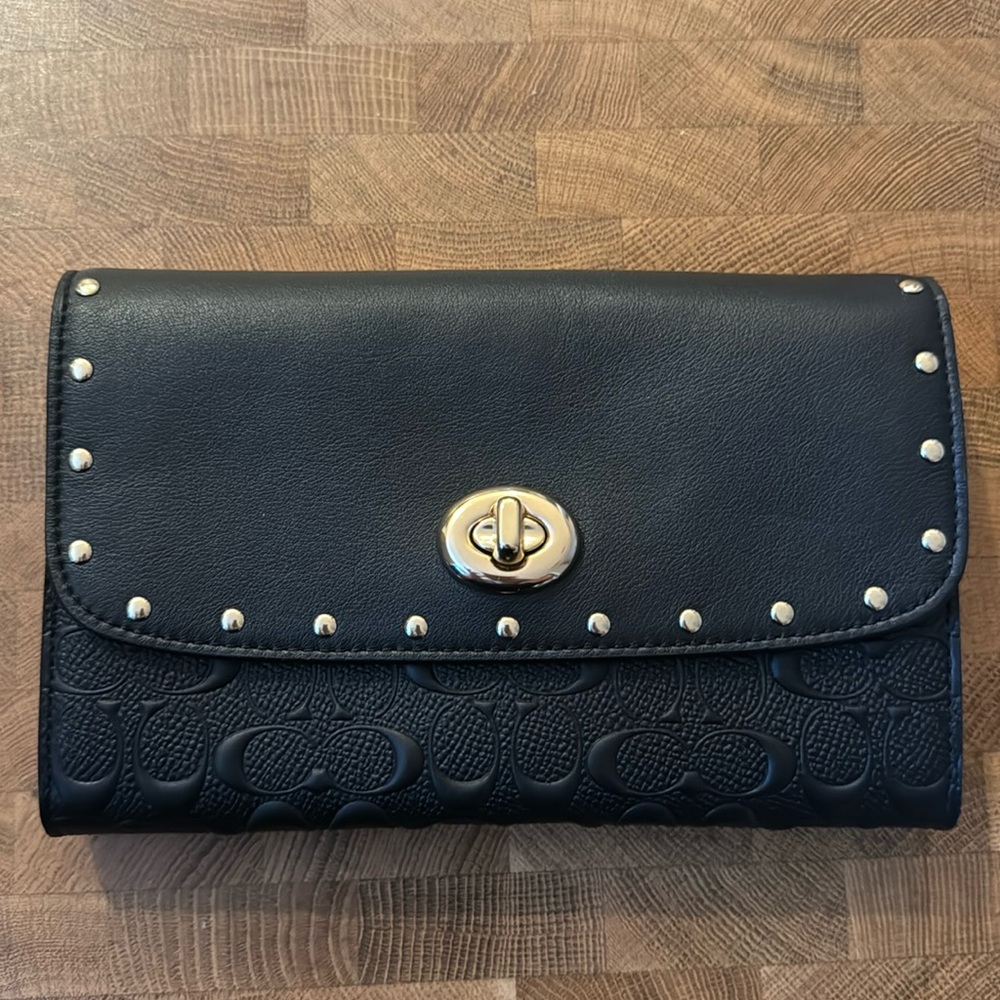 Coach black purse